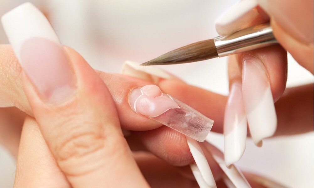 алгоритм наращивания ногтей гелем.