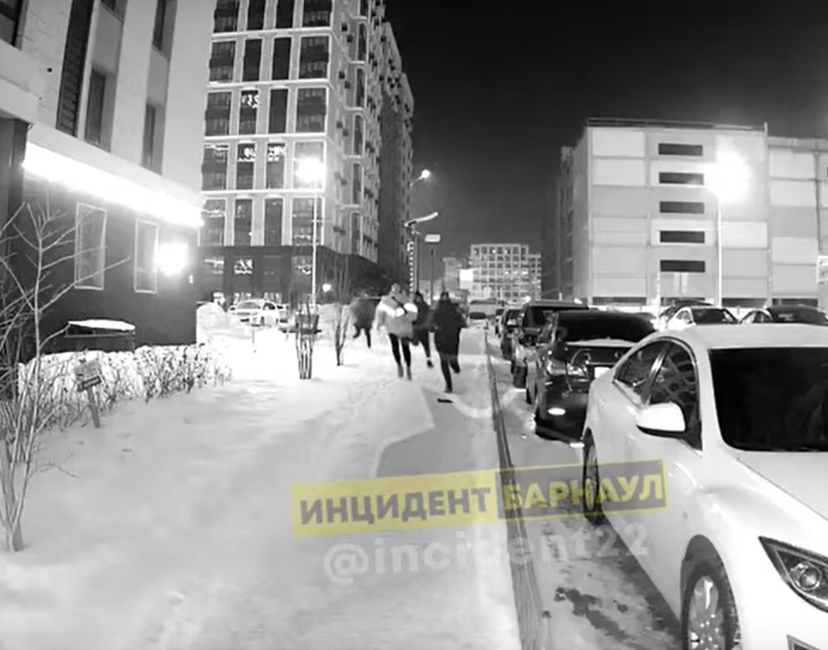 скриншот видео Инцидент Барнаул