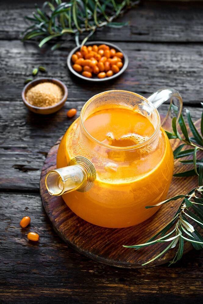 облепихово-апельсиновый чай