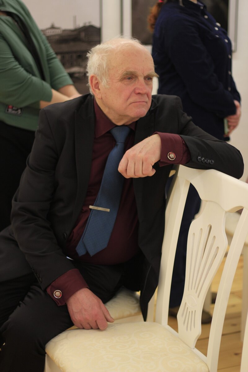 Владимир Петрович Алексеев на торжествах, посвященных Дню создания музея-заповедника Ф. И. Тютчева "Овстуг" 1 февраля 2024 года. Фото: Сергей Зятиков. 