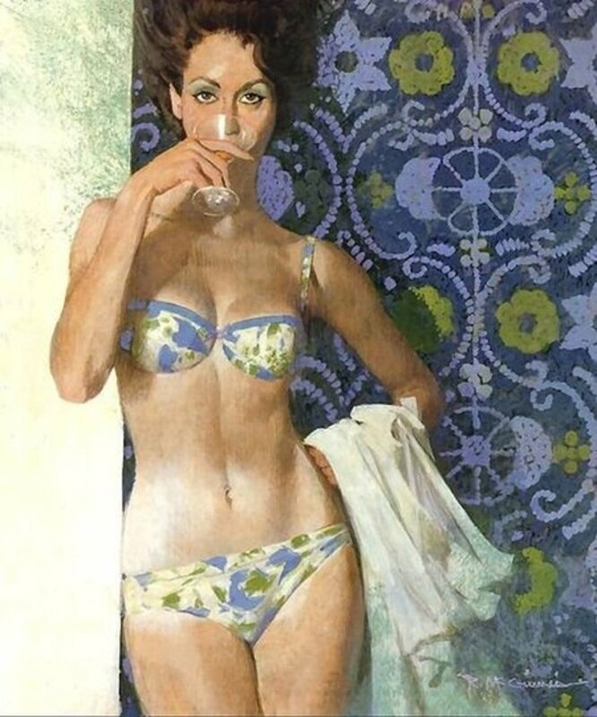 Роковая красавица в бикини