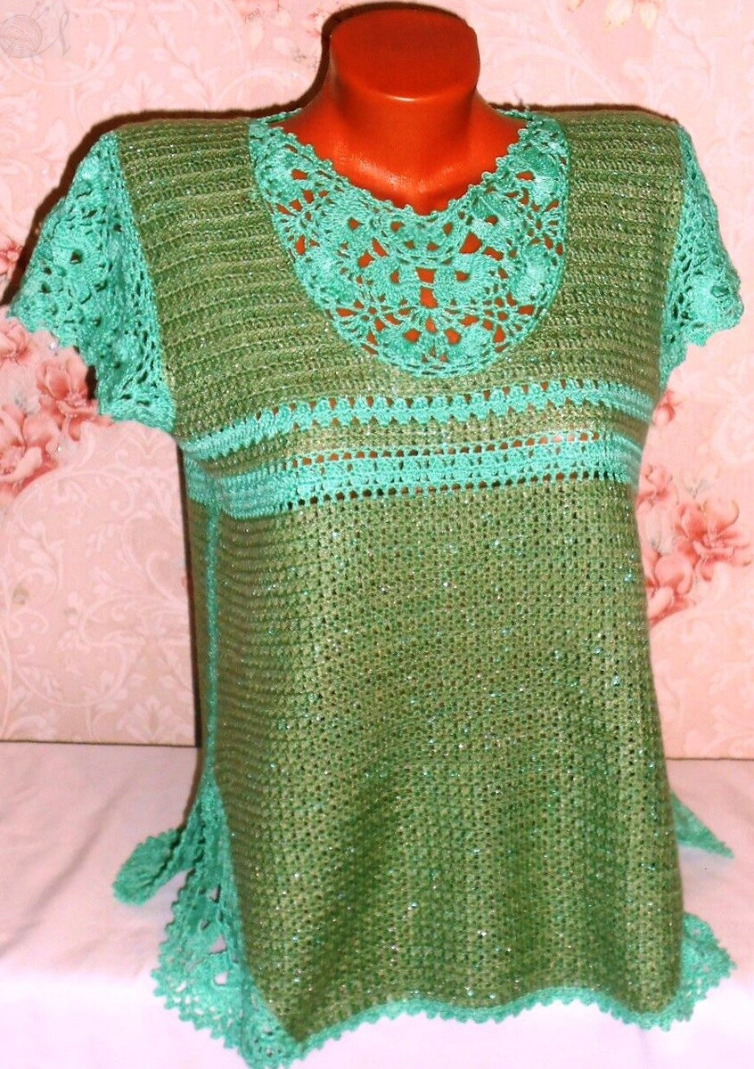 Вязаные изделия с оригинальным декором из аппликаций и вышивки | Вяжем ...