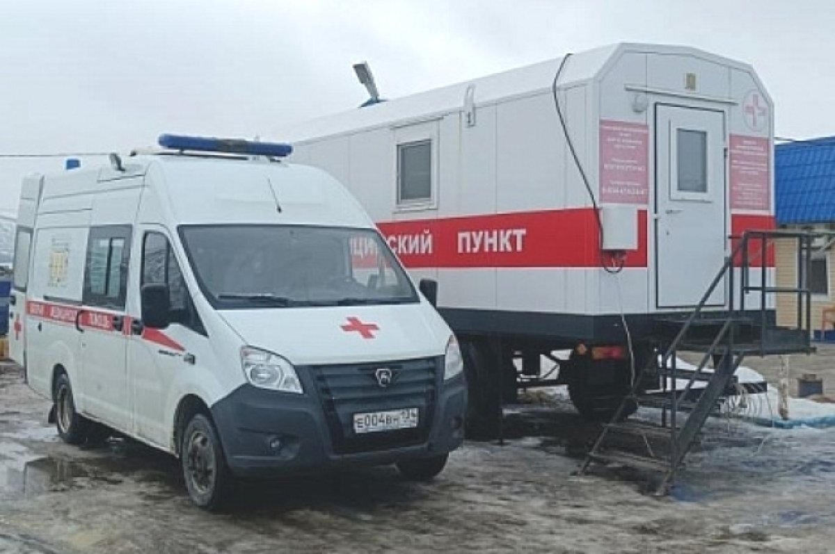    На дорогах Волгоградской области дежурят трассовые медпункты