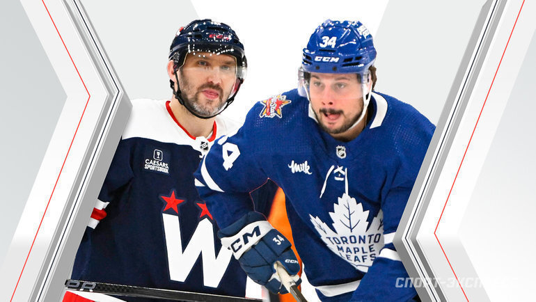    Александр Овечкин и Остон Мэттьюс.