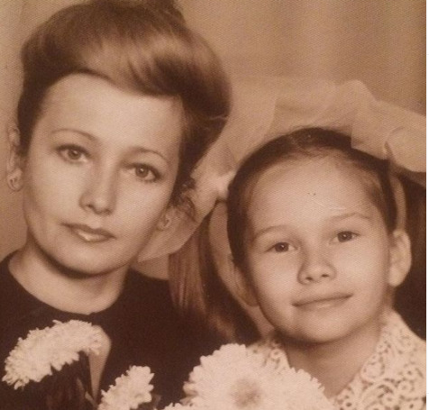 Елена Корикова с мамой