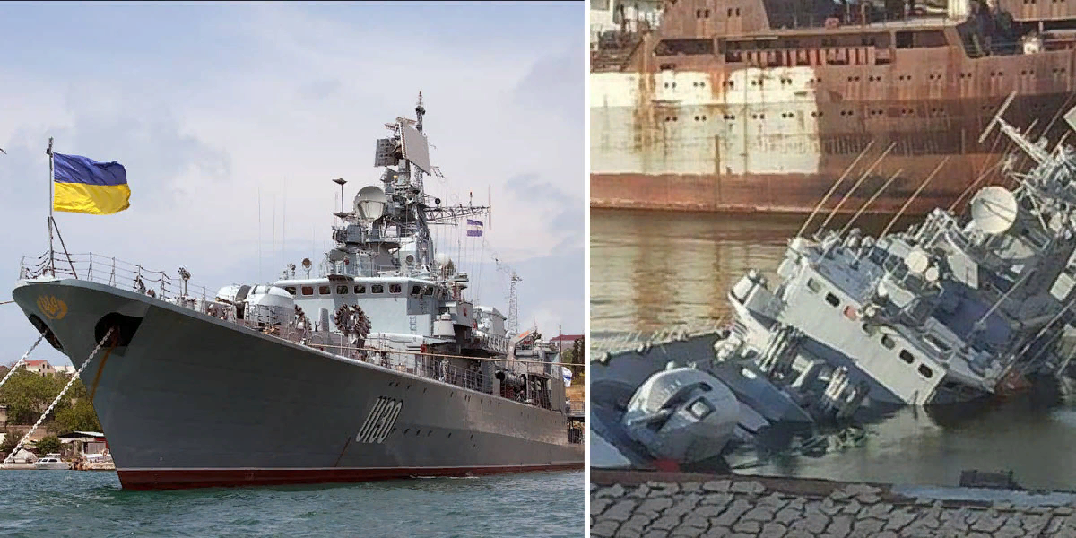 Потопили флот украины
