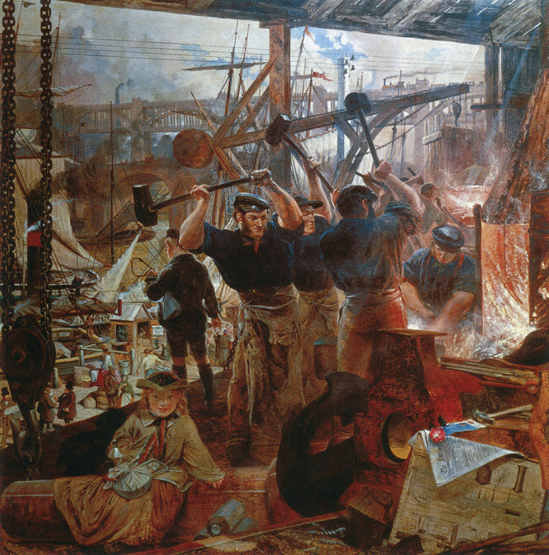Уильям Белл Скотт, «Железо и уголь», 1856—1864 годы