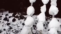 грузинский шашлык. якитори. якитория шашлычки. красивый шашлык. шашлык из мяса снеговика.