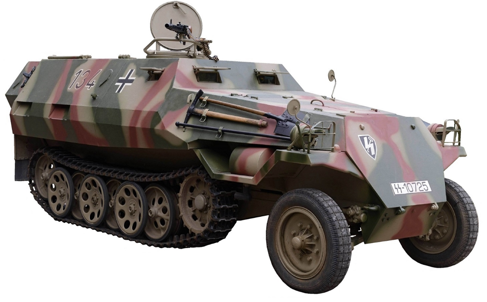 Немецкий бронированный мотоцикл Type r PZ R