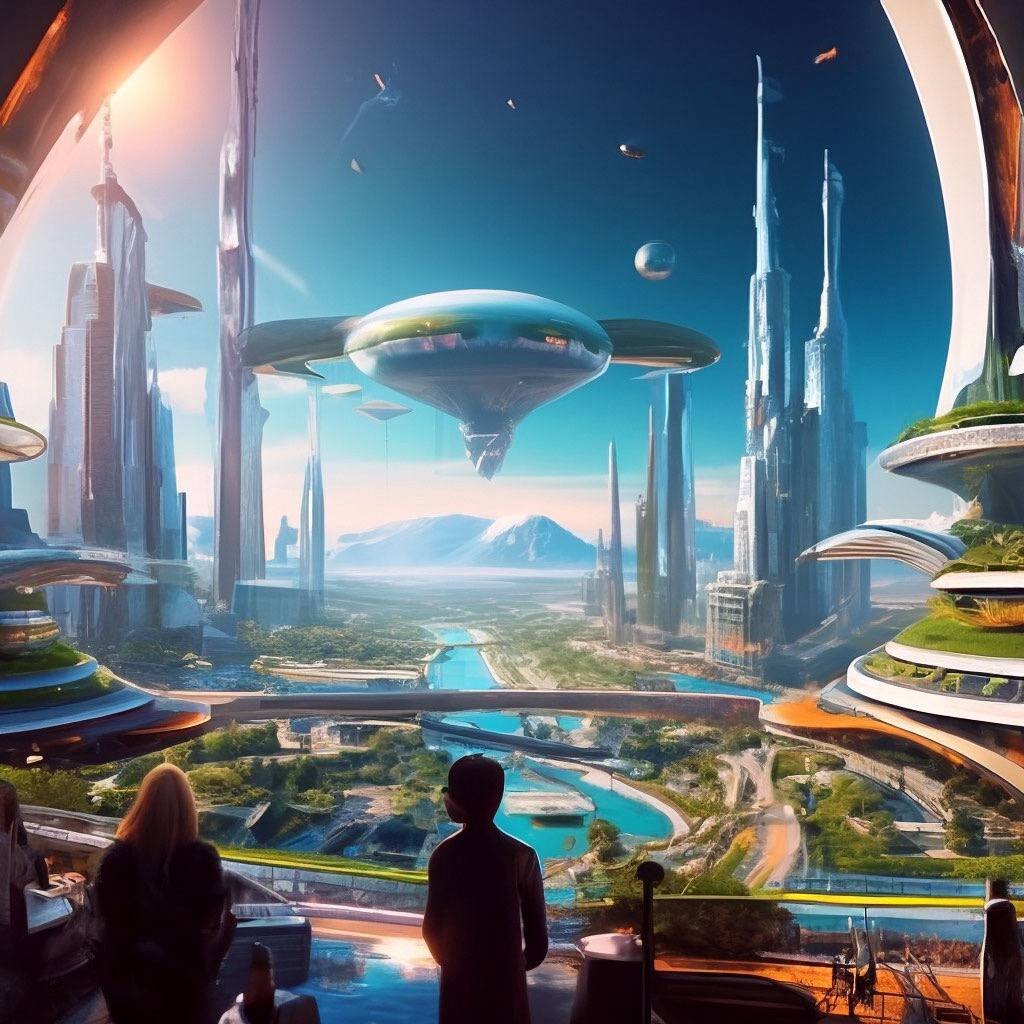 так нейросеть увидела дивный мир будущего