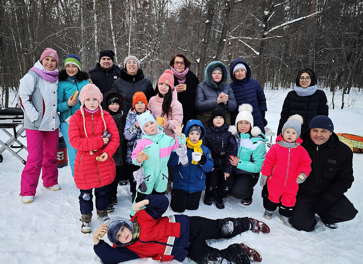Выбрались на природу