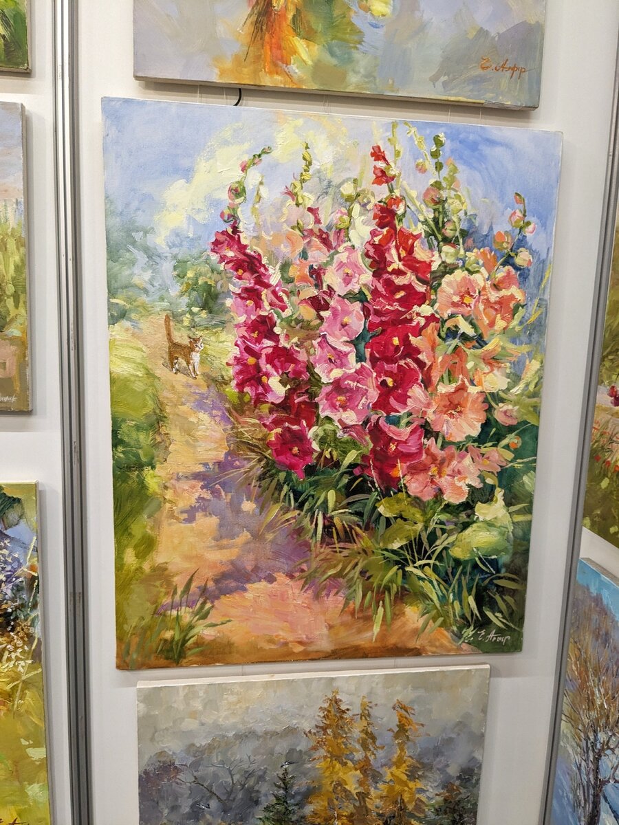 Мальвы...переносит в жаркий июльский полдень в деревне