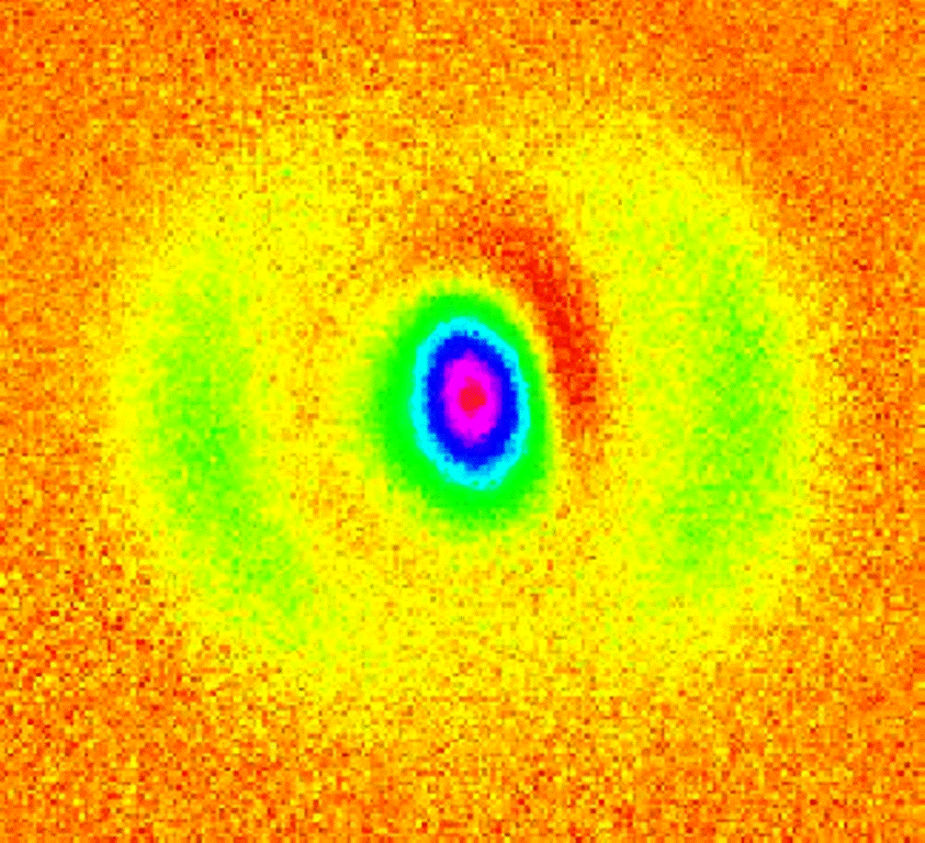 Изображение сверххолодных молекул, разбитых на атомы