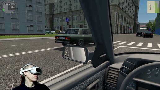 Обзор и мнение о лучшем симуляторе вождения на ПК: City Car Driving в VR-шлеме PICO 4 и на руле Logitech G92!