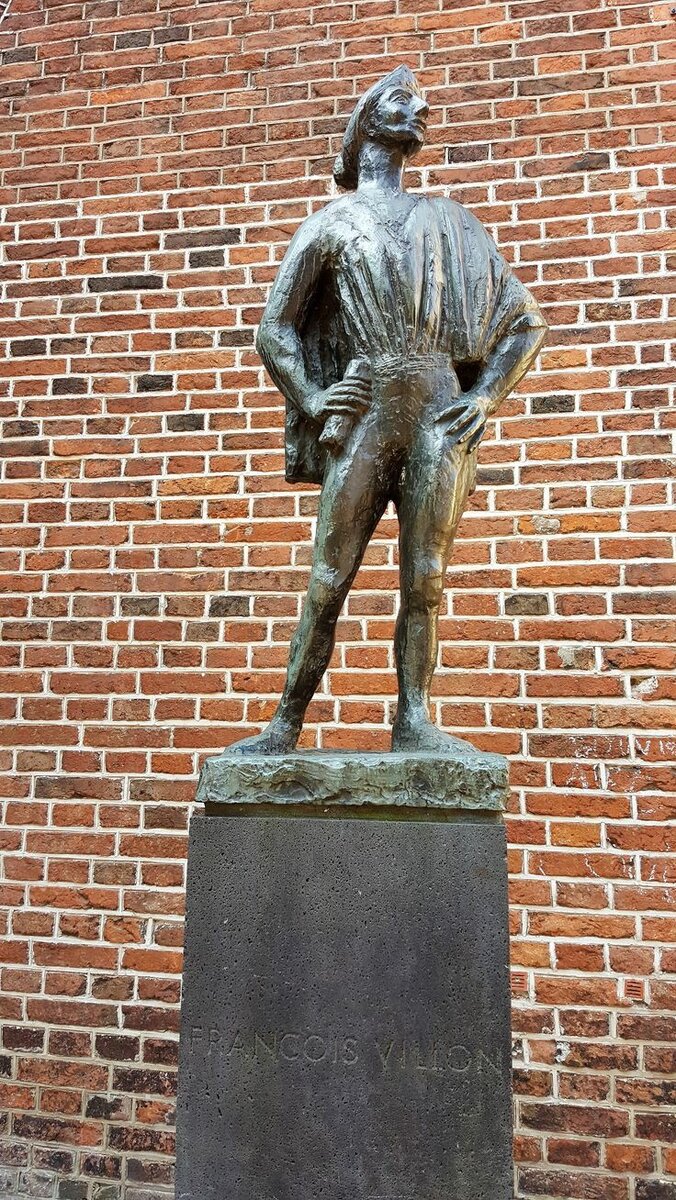 Памятник Франсуа Вийону в Утрехте