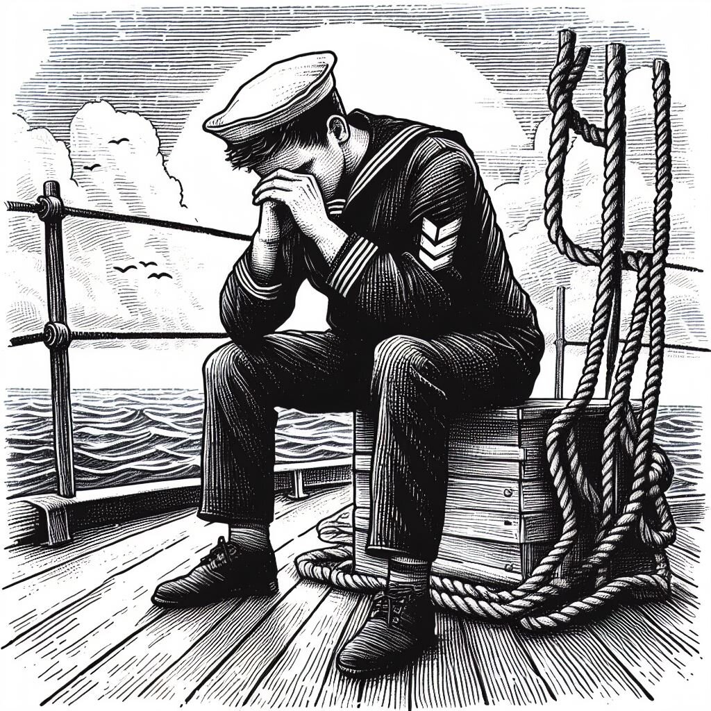 Жизнь моряка тяжела и легка одновременно 