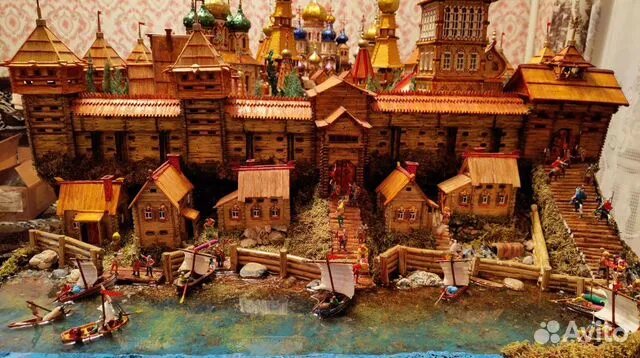 Макет древнего города из Спичек за 5 млн. руб