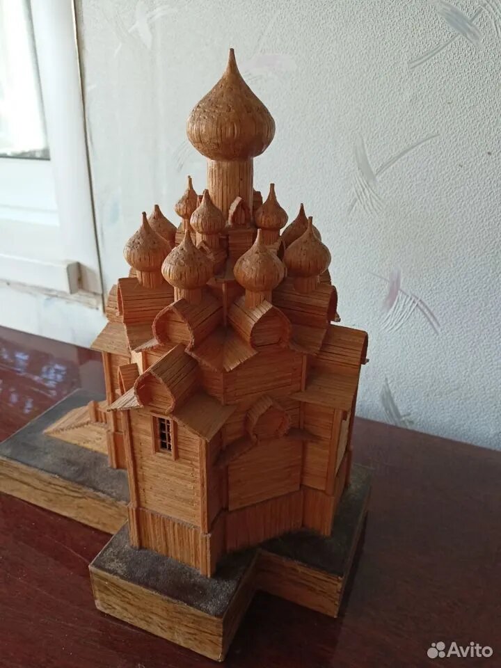 Храм из спичек