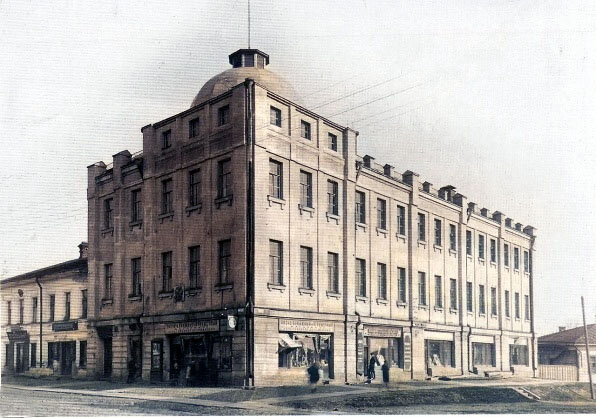 внешний вид дома архитектора Шапиро после окончания строительства 1930-ые годы