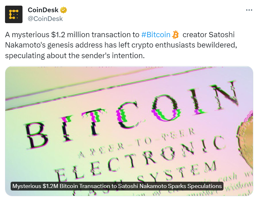https://www.coindesk.com/markets/2024/01/08/mysterious-12m-bitcoin-transaction-to-satoshi-nakamoto-sparks-speculations/