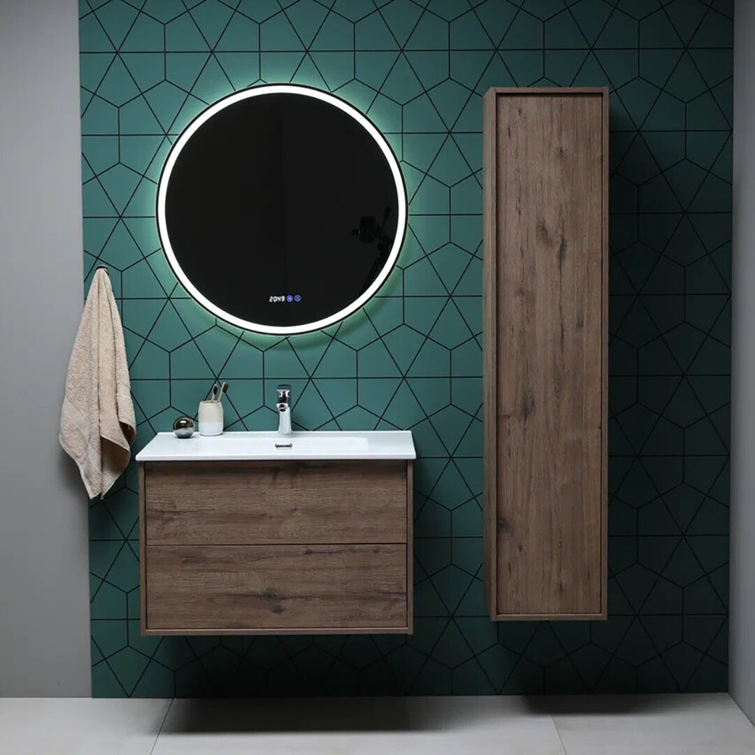 На фото коллекция мебели Aquanet Lino 