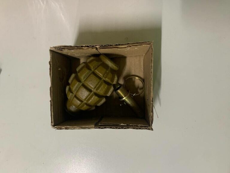    Граната «лимонка» в пункте доставки в Саракташе оказалась муляжом Белов Михаил Александрович