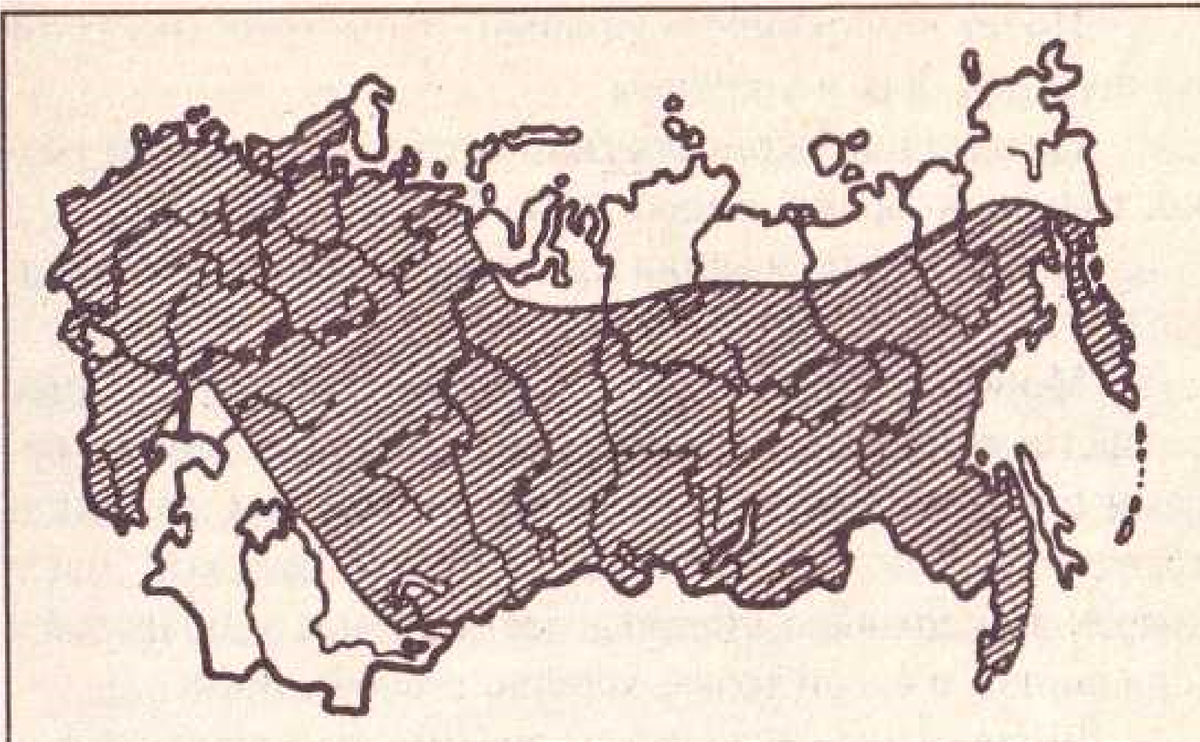 Ареал обитания.