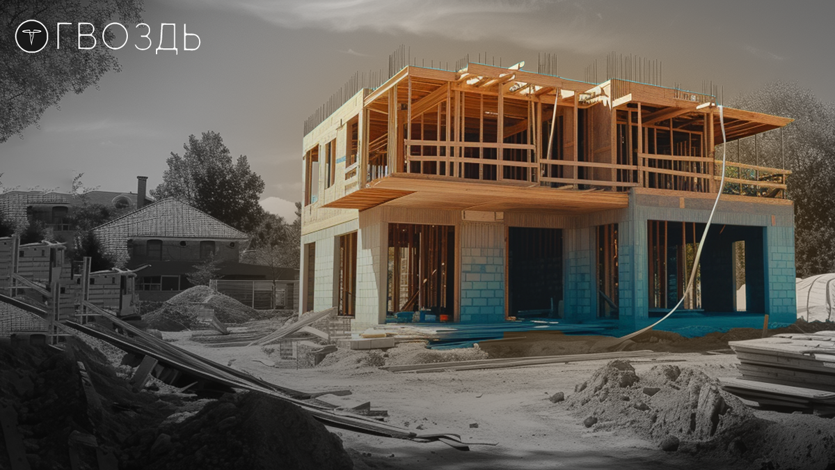 Двух этажный дом