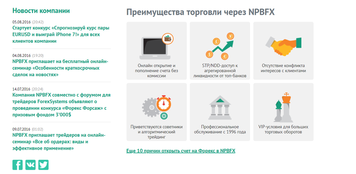 Обзор брокера NPBFX