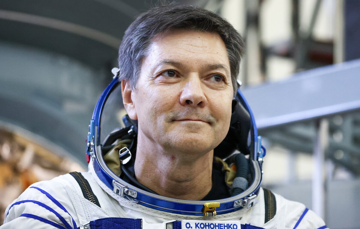    Командир отряда космонавтов Роскосмоса, специальный корреспондент ТАСС на МКС Олег Кононенко  Артем Геодакян/ТАСС