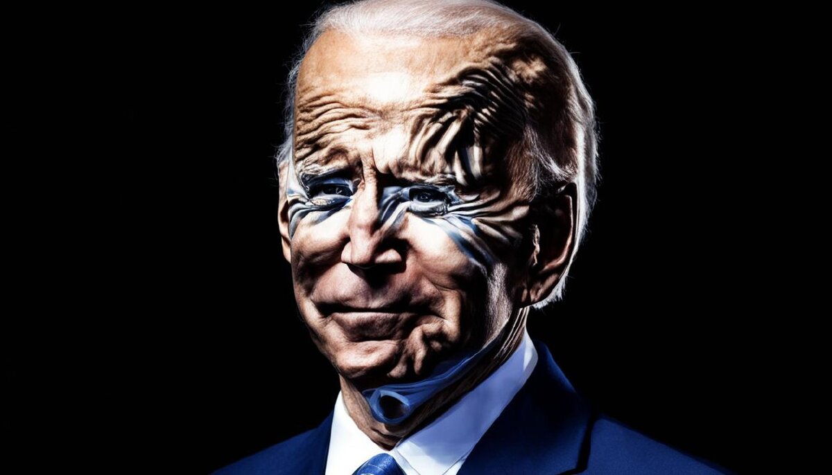 Джо Байден, созданный при помощи цифровой графики