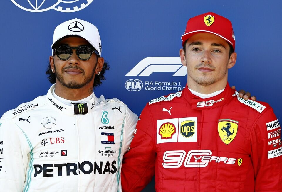    Лишь 29% участников опроса верят, что Хэмилтон опередит Леклера в FerrariGetty Images / Red Bull Content Pool