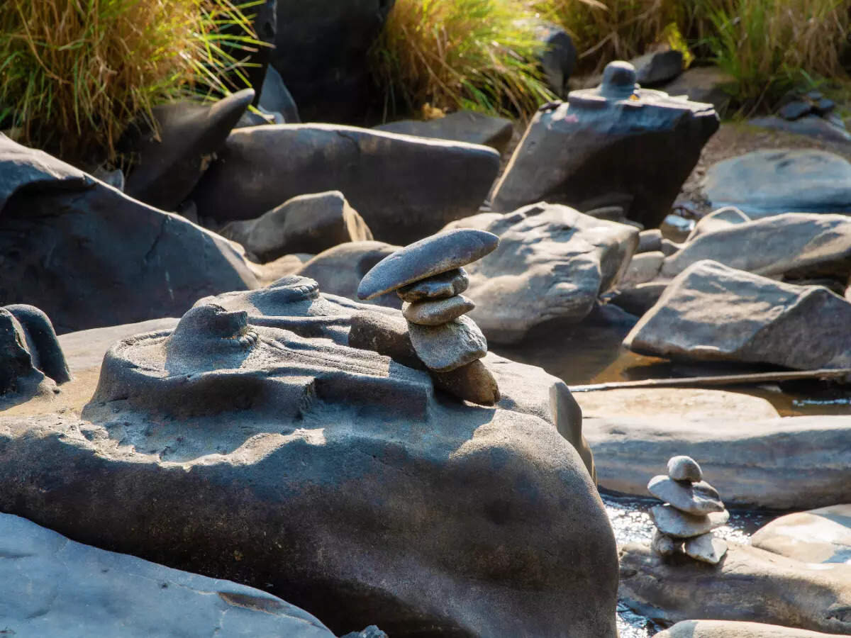 Многие из шивалинг можно увидеть только, когда уровень воды в реке опускается, это случается в феврале-марте. Фото: timesofindia.indiatimes.com