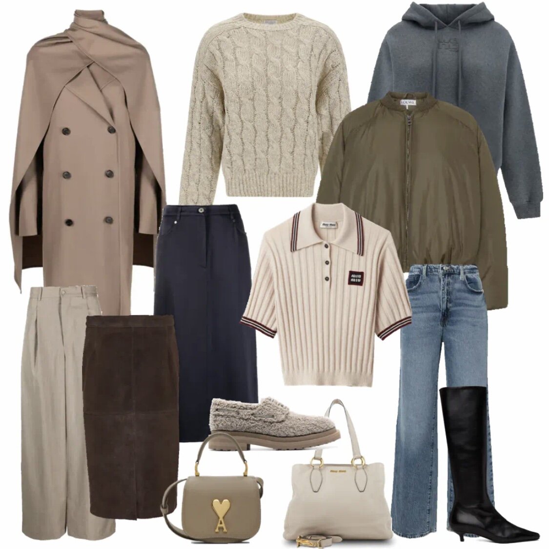 13 вещей для создания базовой капсулы на конец зимы