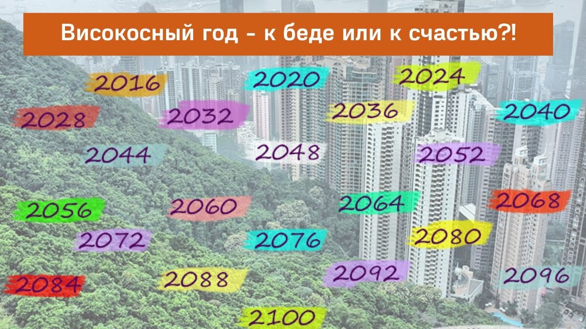 Можно ли переезжать в високосный. Високосный год. Высококосный года. Високосный год года. Високосные года с 2000.