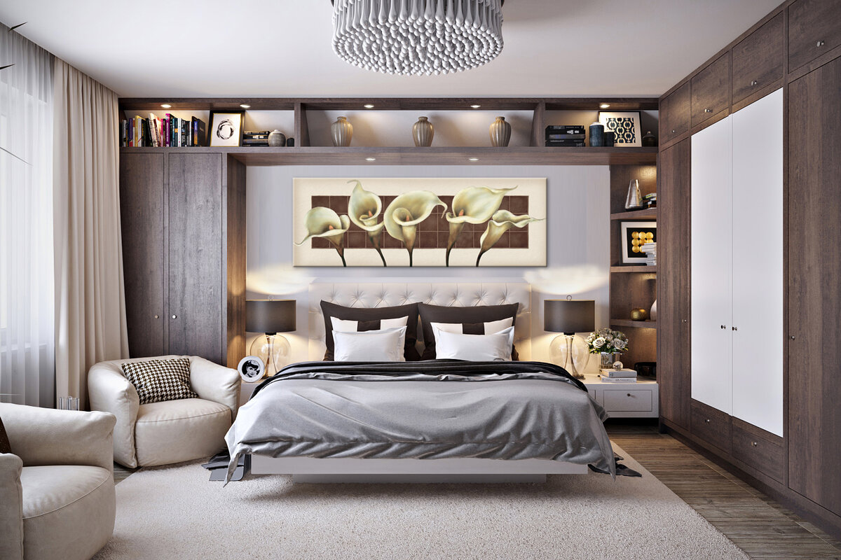 Мастерской Принт-Постер была предложена панорамная картина "Каллы"