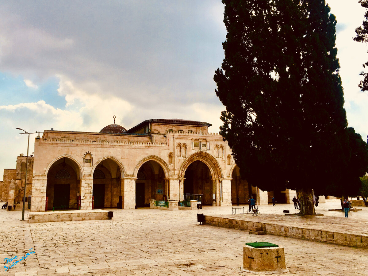 Фасад мечети Аль Акса, фото автора