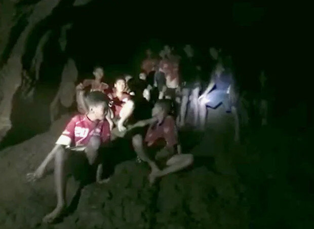 Дети в пещере.2018 г