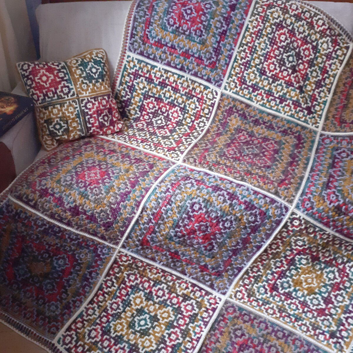 Мозаика в подушках | Minute Crochet | Дзен