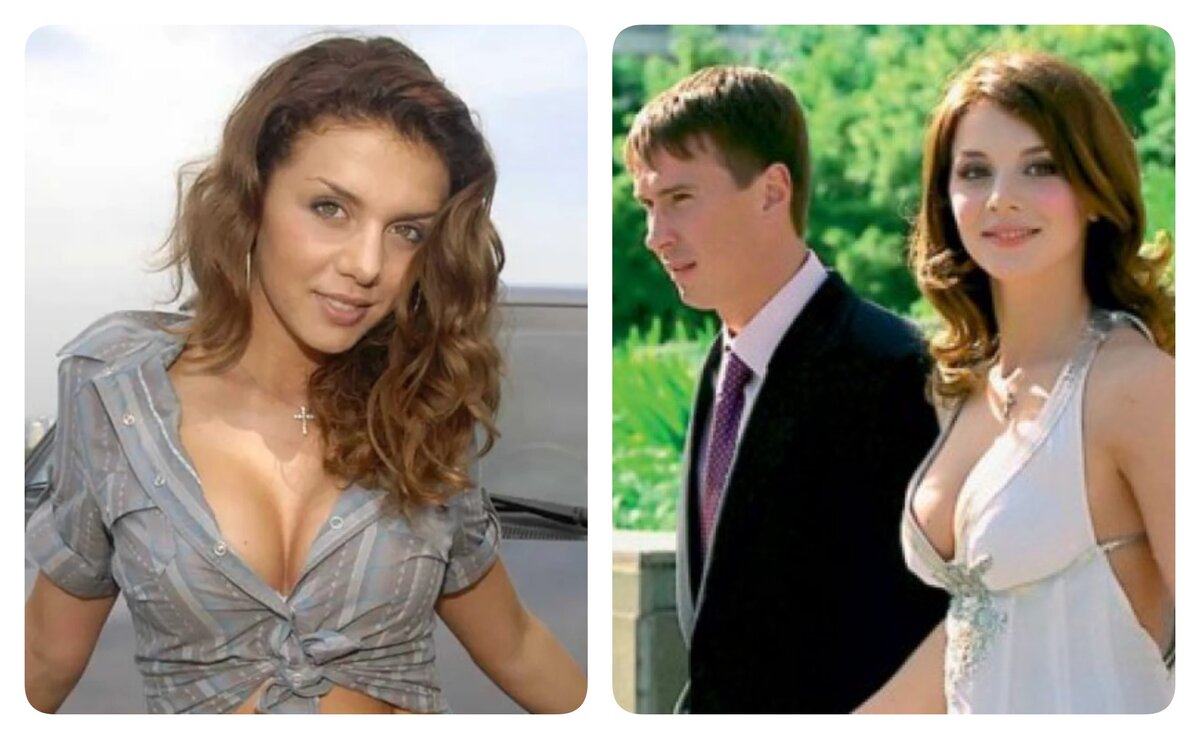 Анна Седокова в молодости и со своим первым мужем Валентином Белькевичем