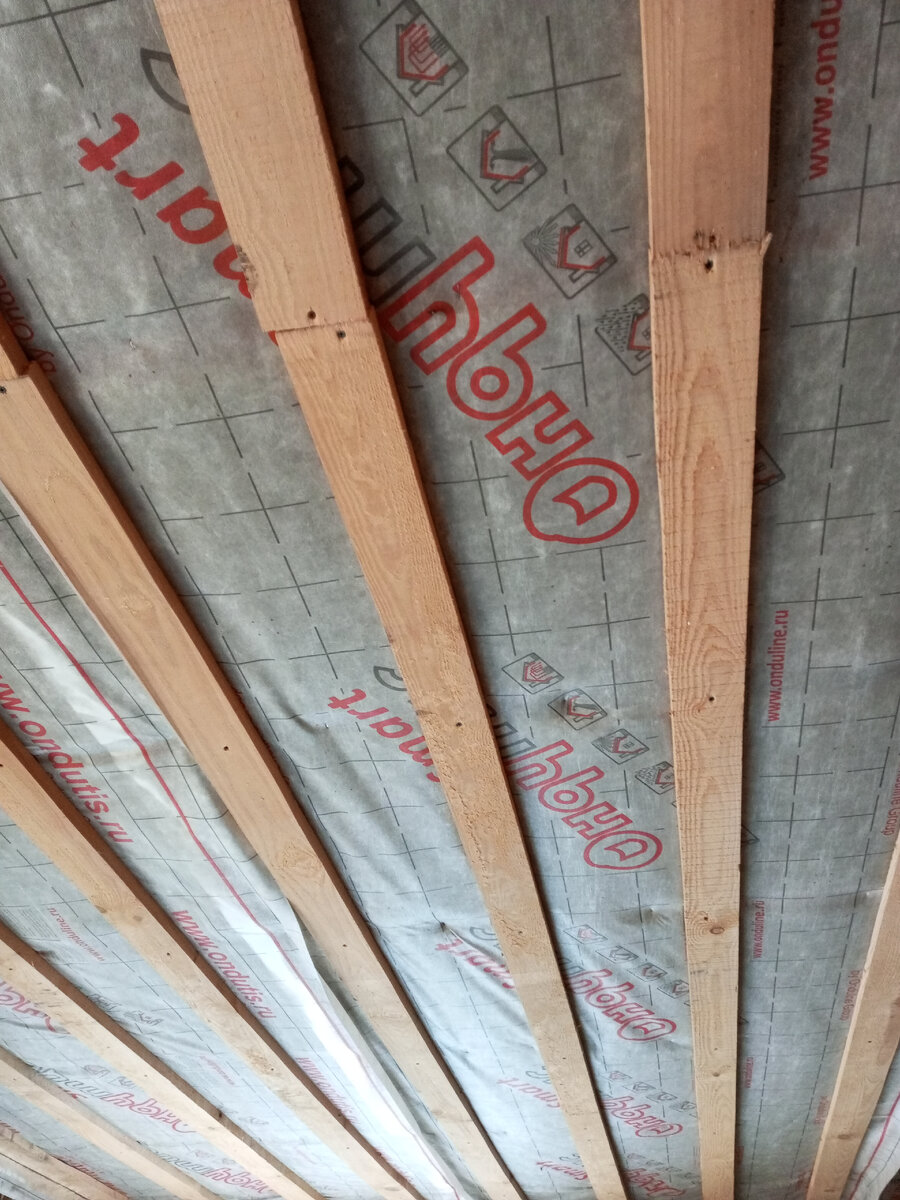 Минеральная вата подшита пароизоляцией