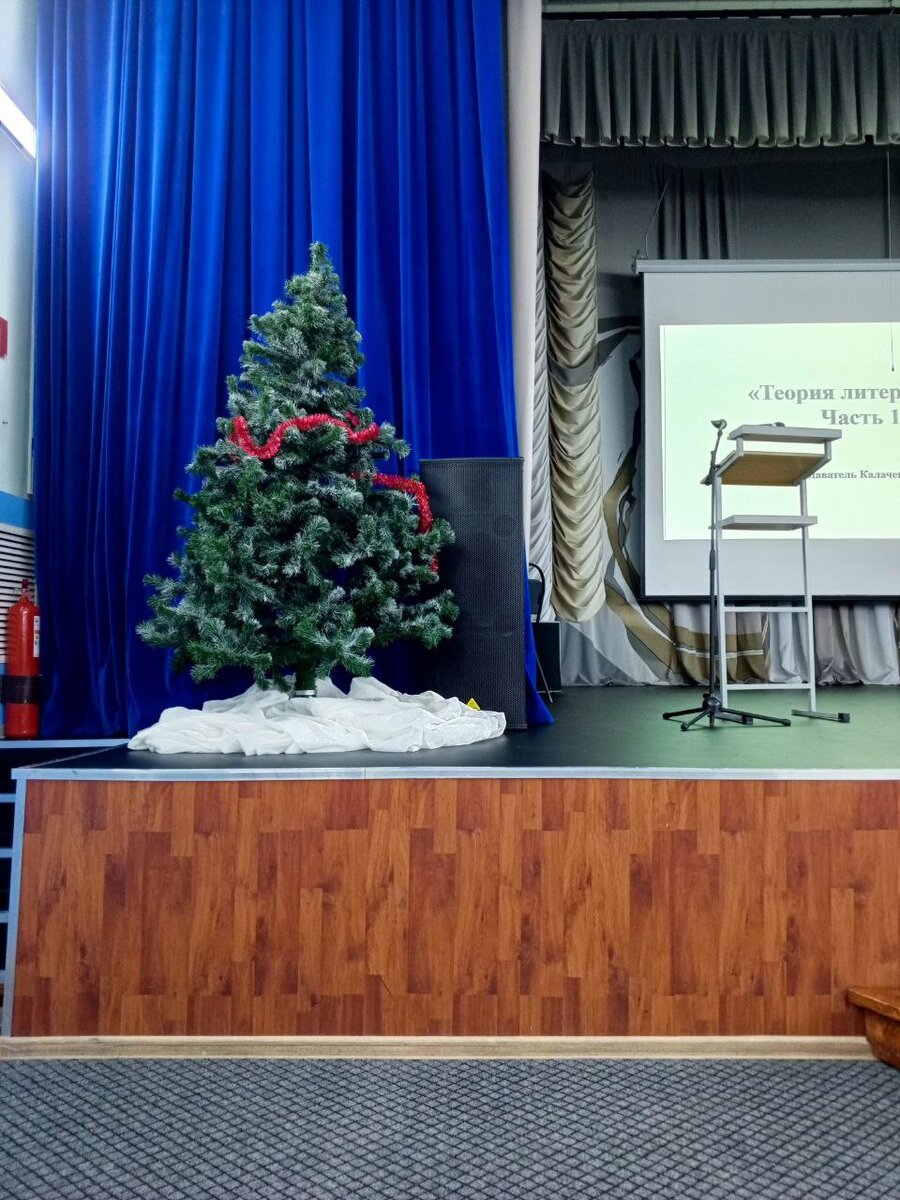 На сцене университета