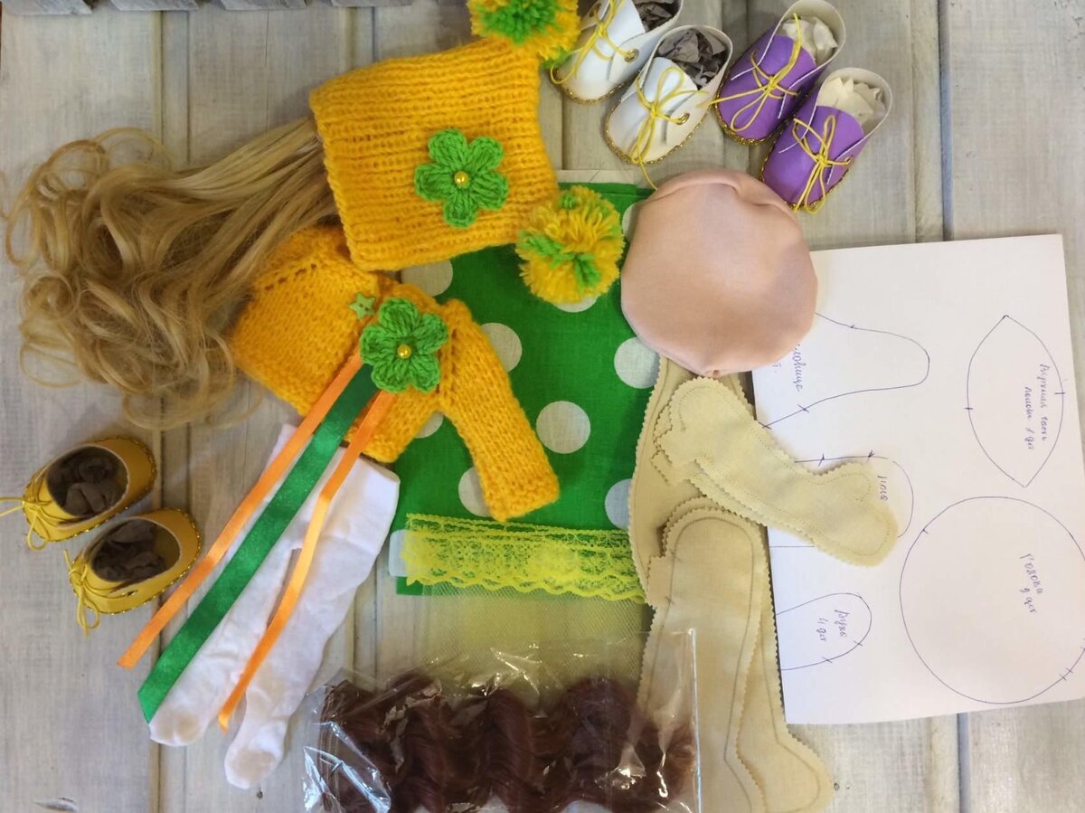 Набор для самостоятельного пошива куклы от мастерицы  Ирины из Иркутска.