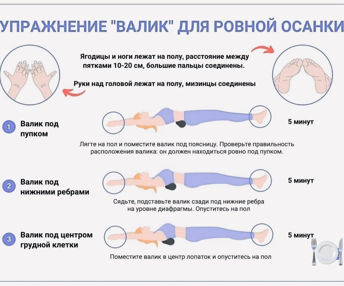 Как правильно лежать на валике фото Как я избавилась от боли в спине с помощью обычного валика. Топ-3 упражнения, ко