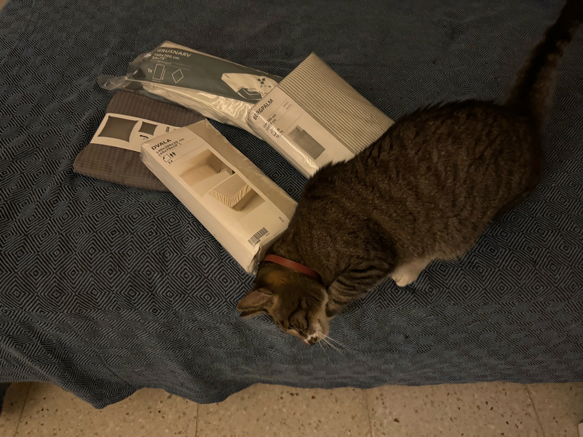 Сэм Бим охраняет обновки