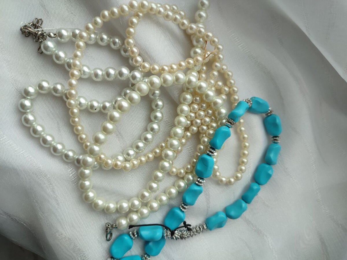 Фото автора. Новые бусы под жемчуг. Были проданы очень быстро