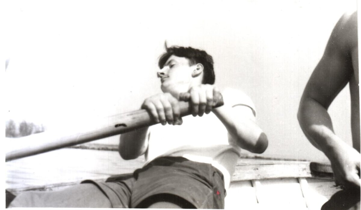 Игорь Борисов на тренировке. Фото из личного фотоархива.