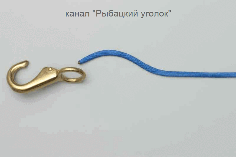 Узлы для крючков: Узел "Улучшенный Клинч"