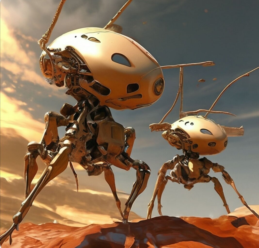 Роботы-космонавты 