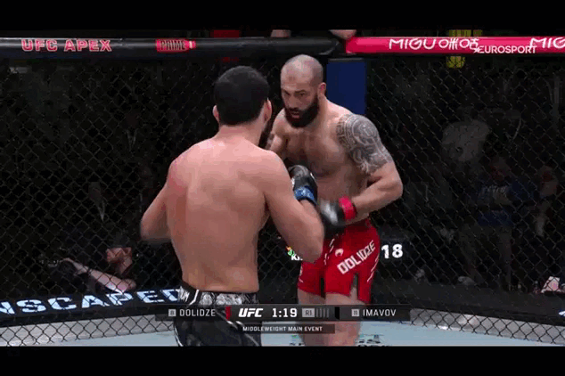 Имавов болтанул Долидзе в 1 раунде